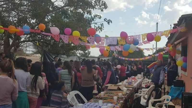 Festejo por el Día del Niño en Casa de Piedra