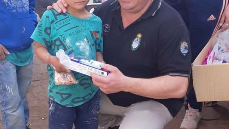 Festejo por el Día del Niño en Casa de Piedra