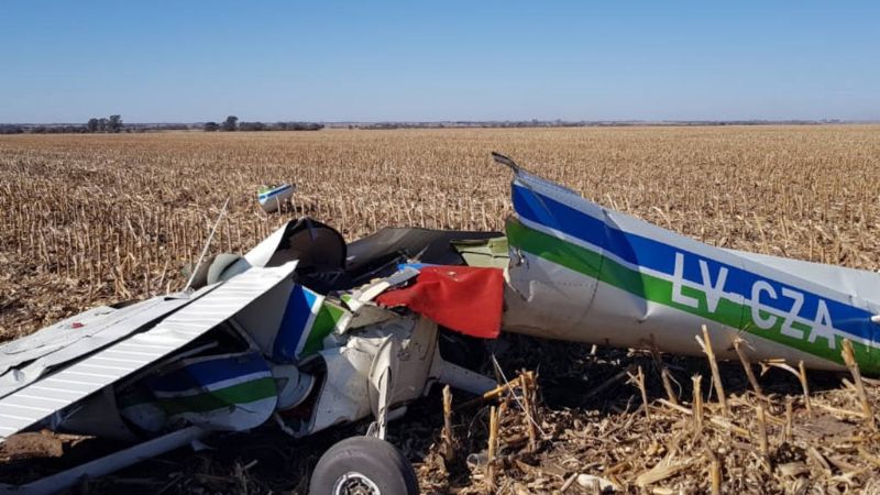 Cayó una avioneta en Córdoba: Dos muertos
