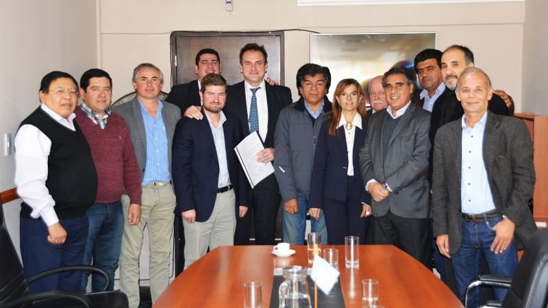 Senadores recibieron a funcionarios del Ministerio de Trabajo de la Nación