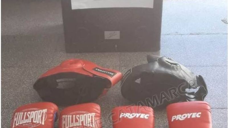 Encuentran elementos robados en un descampado