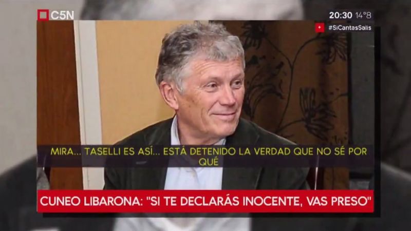 Taselli detenido: “Si no sale en libertad, va a mentir y a involucrar a alguno"
