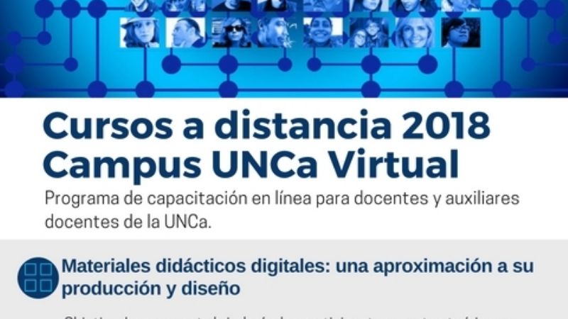 Curso online para docentes de la UNCA