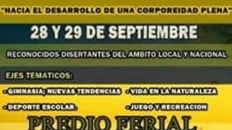 Se presenta el Congreso Nacional de Educación Física