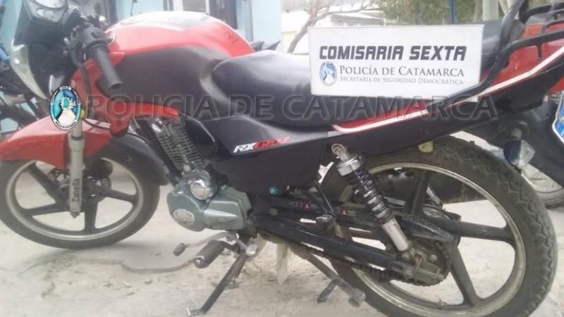 Otra moto abandonada por ladrones