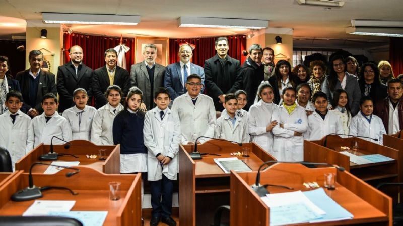 El Parlamento Infantil sesionó en la Legislatura