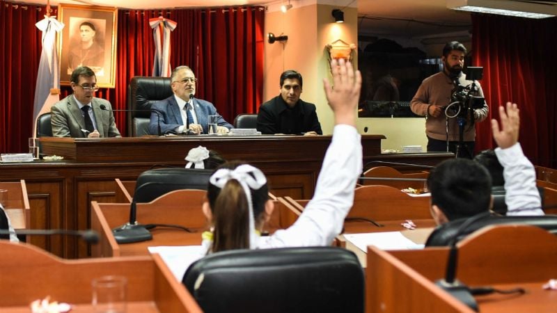 El Parlamento Infantil sesionó en la Legislatura