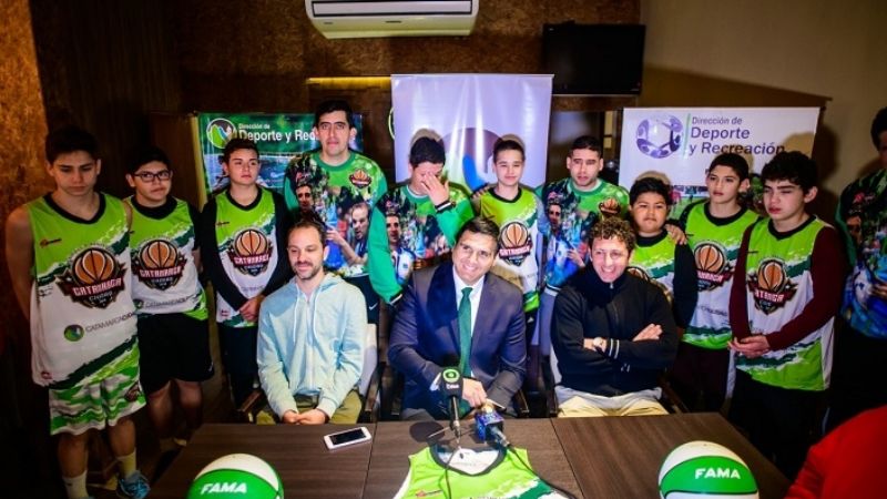 Presentación del 3° Campus de básquet Catamarca Ciudad