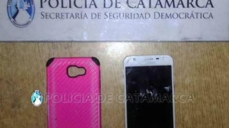 Le encuentran en su poder, el teléfono que le arrebató a una nena