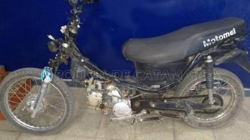 Secuestran una moto