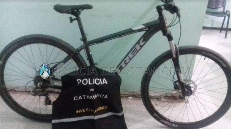 En un allanamiento secuestran una bici robada