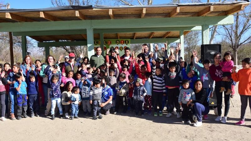 Gran festejo del Día del Niño en localidades y barrios de Santa María