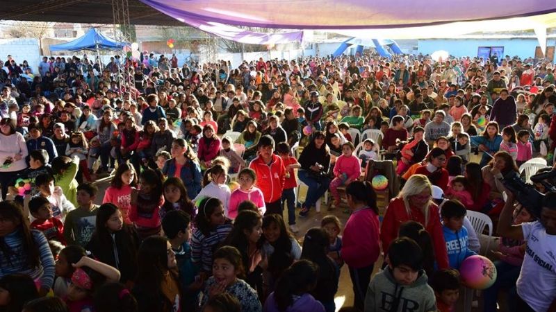 Gran festejo del Día del Niño en localidades y barrios de Santa María