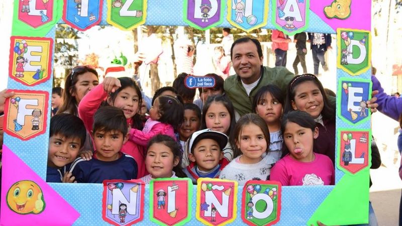 Gran festejo del Día del Niño en localidades y barrios de Santa María