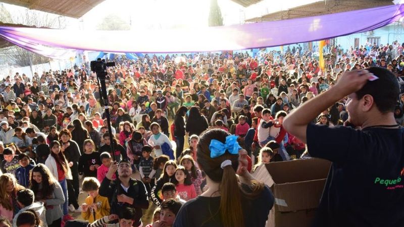 Gran festejo del Día del Niño en localidades y barrios de Santa María