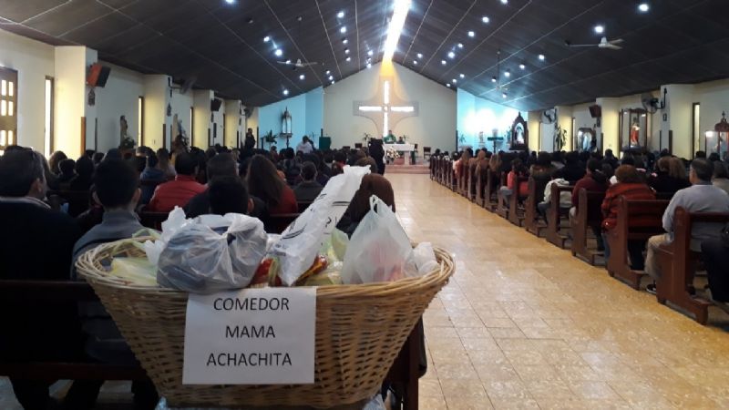 Los niños honraron a Santa Rosa de Lima y festejaron su día