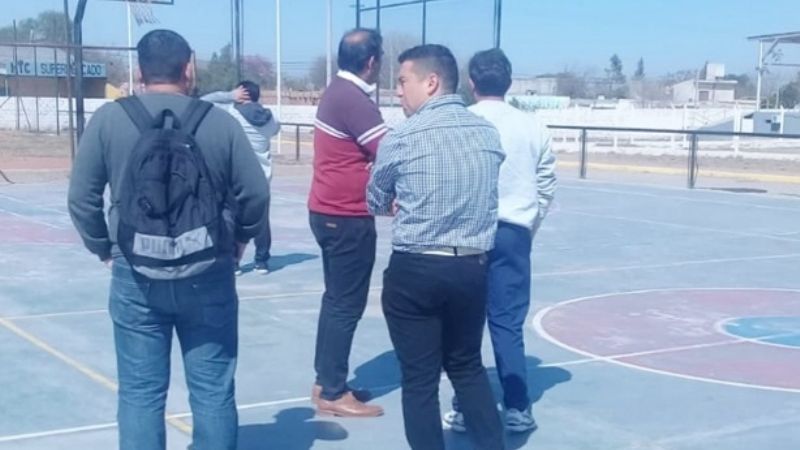 Polideportivo: Herrera confirmó inicio de obra del techado de canchas