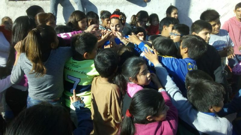 Festejo para los niños en la sede del PJ en Recreo