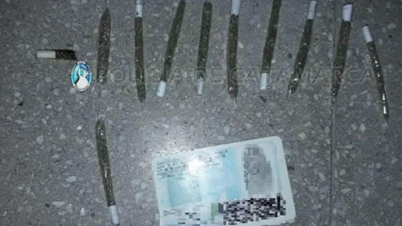 Colectivo de la Peña de River, detenido con droga