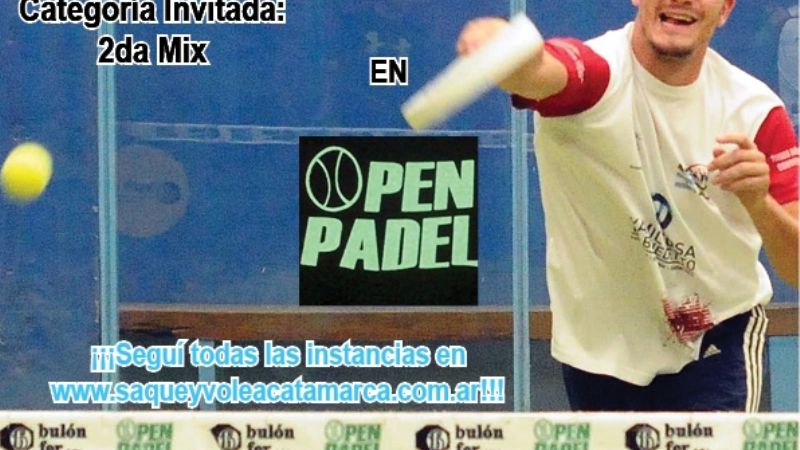 Padel: Se larga la Copa Saque y Volea