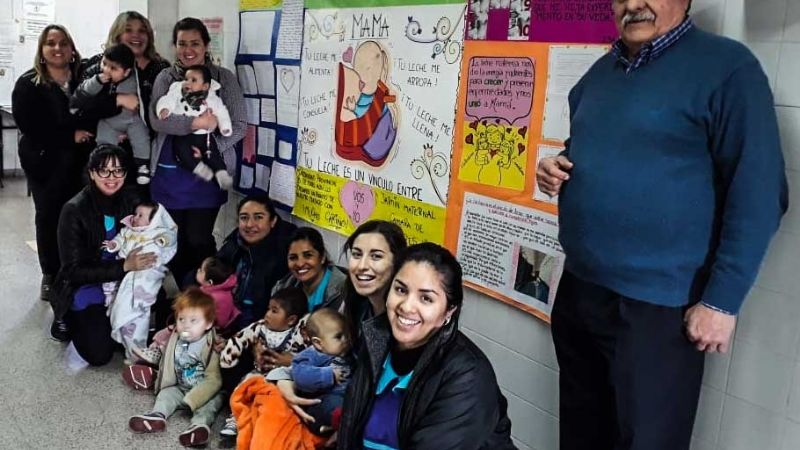 Actividades en el Jardín del Senado por la semana de la Lactancia Materna
