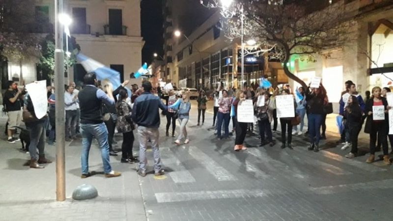 En Catamarca protestaron por la situación económica del País