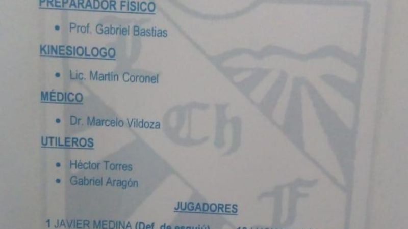 Las Chacras presentó a los jugadores y técnicos del Sub15