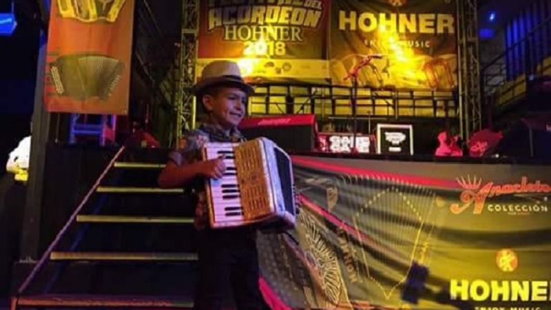 Ramiro Martínez logró el tercer puesto en el “Festival del Acordeón”, en México