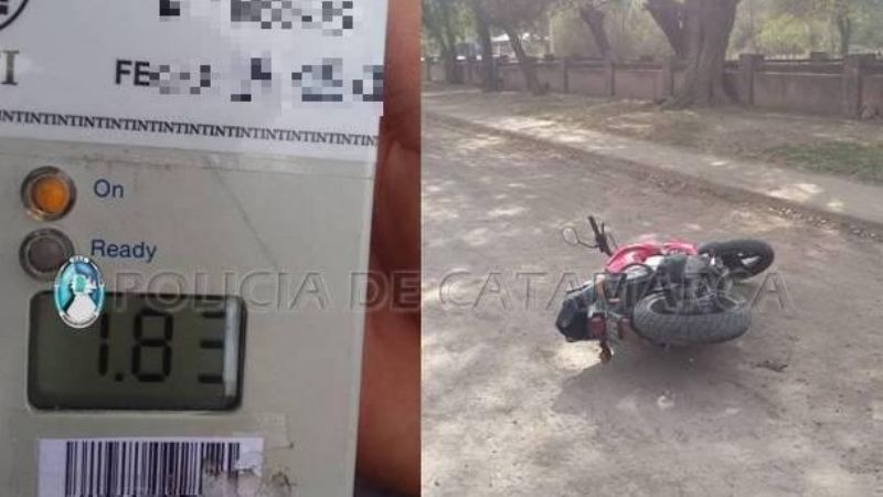 Conducía ebrio y protagonizó un accidente en Fray Mamerto Esquiú