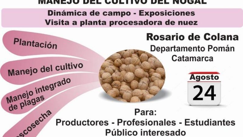 Jornadas técnicas regionales sobre manejo de caprinos y del cultivo del nogal