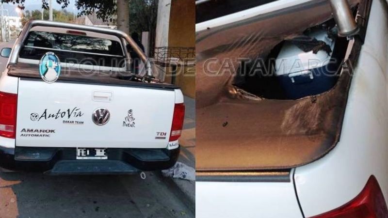 Aprehenden a un joven sospechado de incendiar una camioneta