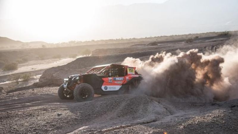 Show mecánico y adrenalina en las dunas de Fiambalá