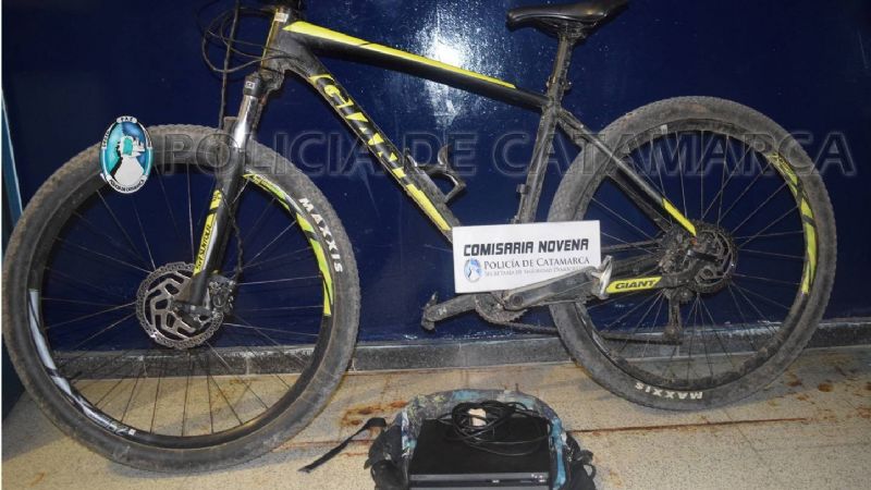 Quiso vender una bicicleta robada valuada en 50 mil pesos