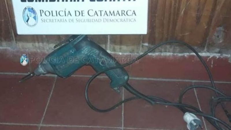 Recuperan un taladro sustraído en la Capital