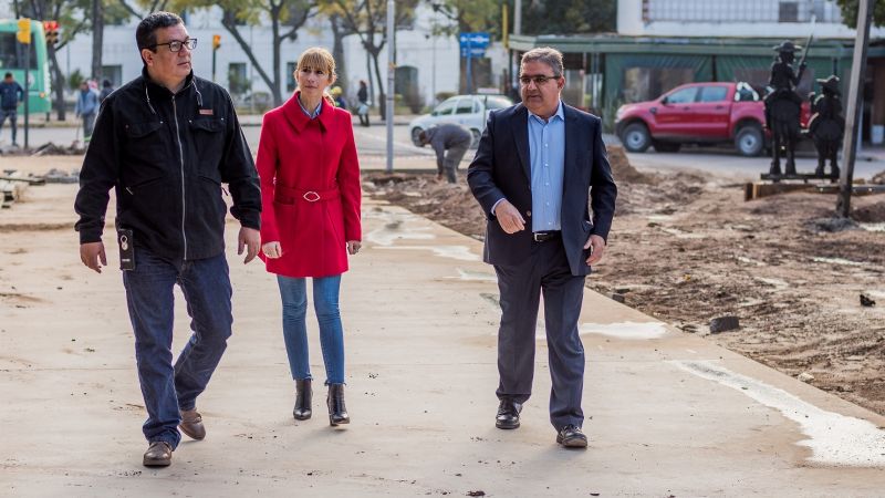 Las plazas Virgen del Valle y Villa Cubas, en etapa final de recuperación