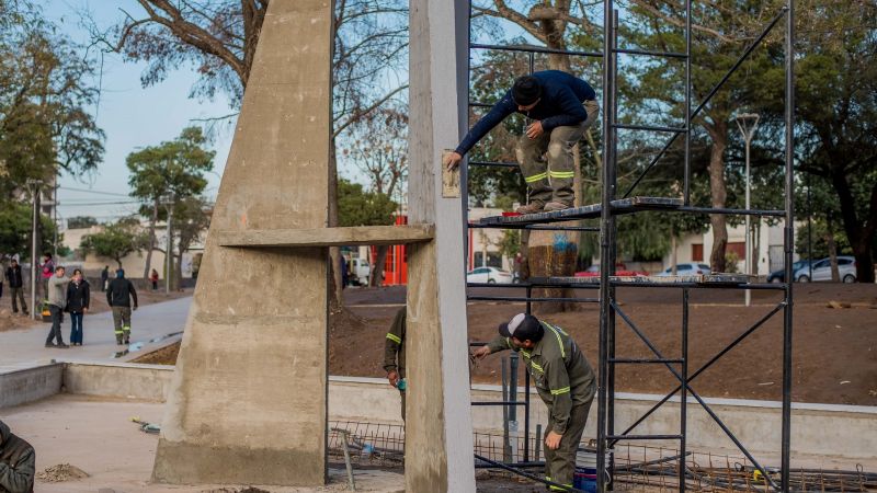 Las plazas Virgen del Valle y Villa Cubas, en etapa final de recuperación