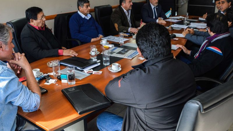 Reunión del bloque FPV-PJ por la Ley Antiplus