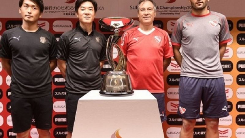 Independiente con el Cerezo Osaka, por la Suruga Bank