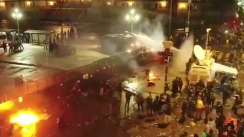 Rechazo al aborto legal: piedrazos, gases y varios detenidos