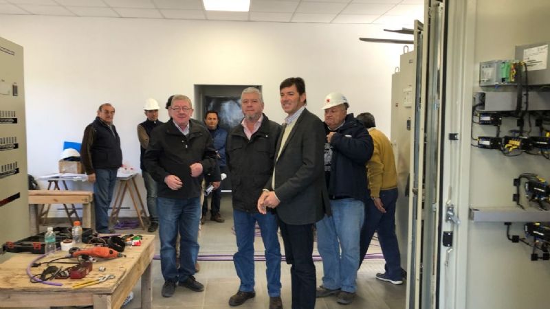 Inspeccionan la etapa final de la ET Valle Viejo