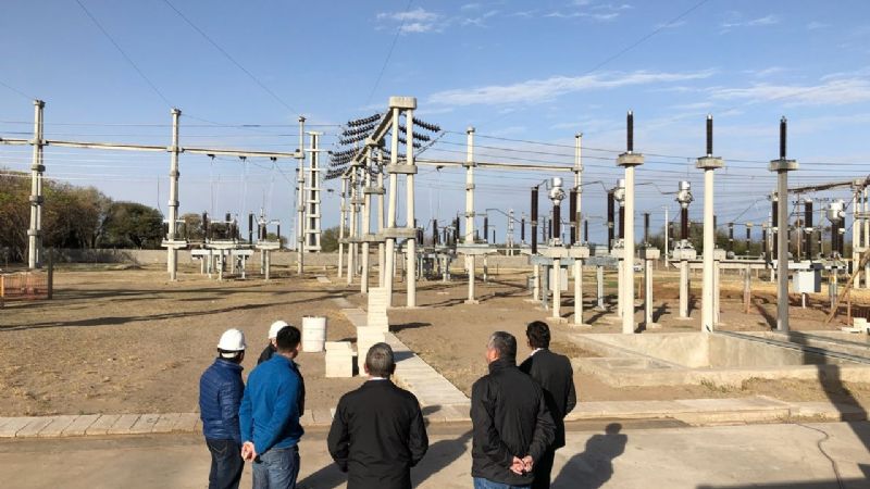 Inspeccionan la etapa final de la ET Valle Viejo