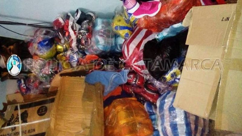 Secuestran mercadería ilegal valuada en 100 mil pesos