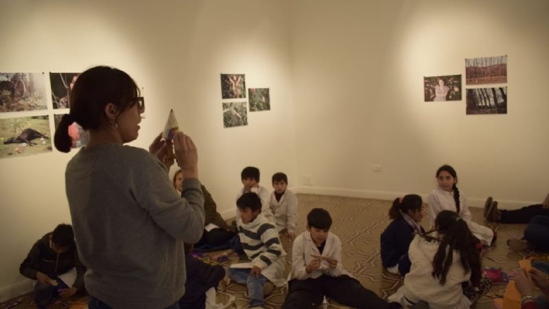 Taller de naves espaciales en el Museo de Bellas Artes  para cerrar el mes del niño