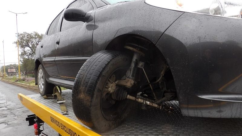 Un accidente con suerte, que llama a la reflexión