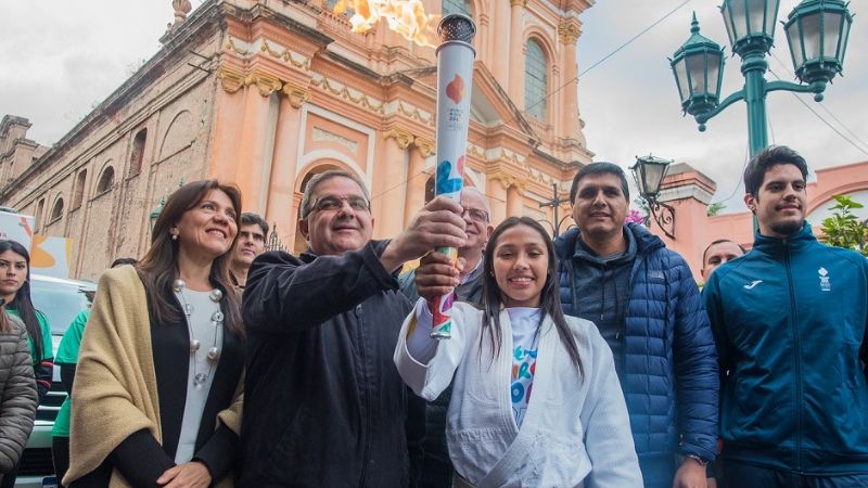 Histórico: El fuego olímpico recorrió Catamarca