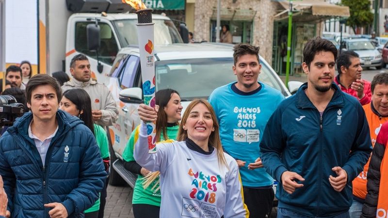 Histórico: El fuego olímpico recorrió Catamarca