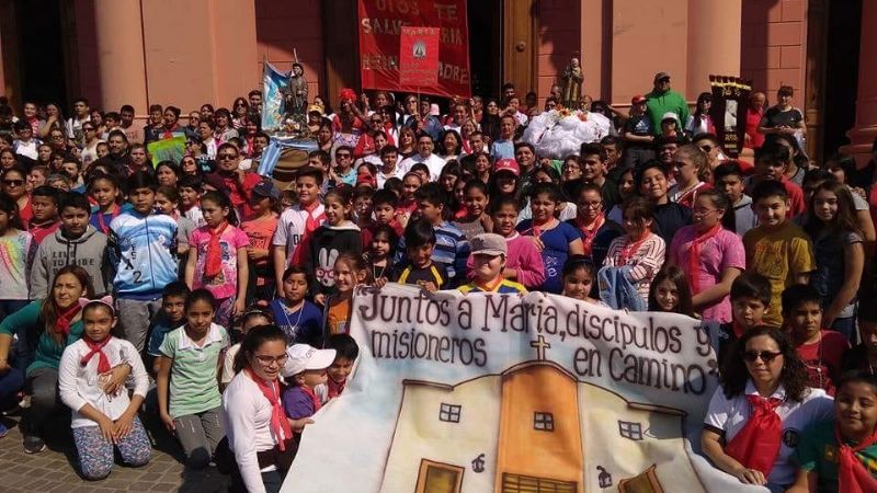 La parroquia del Espíritu Santo peregrinó al Santuario Mariano