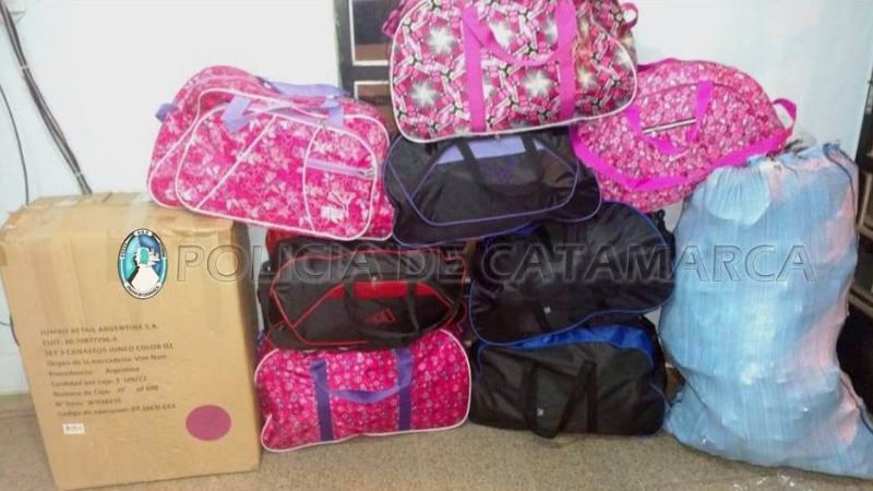 Secuestran mercadería ilegal en un puesto caminero de Valle Viejo