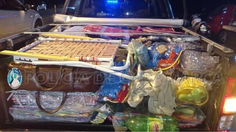 Secuestran mercadería ilegal en un puesto caminero de Valle Viejo