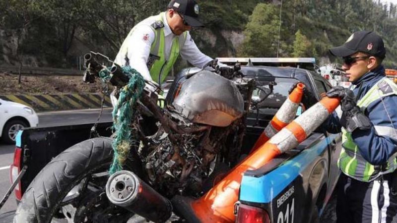 Circulaba en una moto robada y en un control se la quitaron